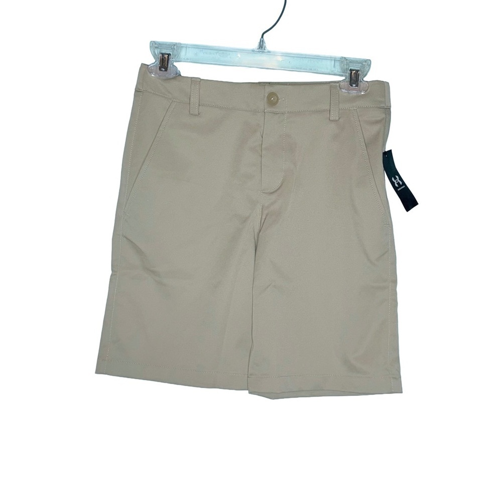 Under Armour match play khaki youth medium zip
Up shorts